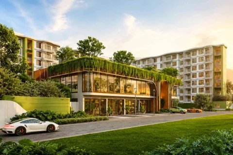 The Title Olive Phuket — квартиры в Nai Yang от ฿3,7 млн — общий вид проекта в районе Най Янг, Пхукет
