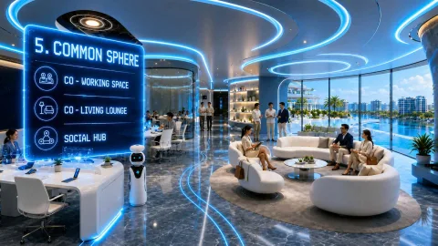 Embassy World Pattaya — квартиры в Джомтьене от ฿2,45 млн — интерьер жилого пространства