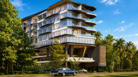 Enigma Residence Rawai — квартиры в Rawai на Пхукете от ฿3,95 млн — территория и зона отдыха