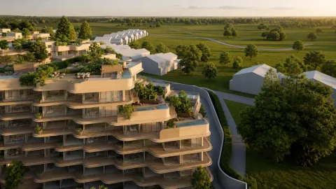 Laguna Golf Residences Hibiscus — квартиры у Laguna Golf Phuket от ฿12,88 млн — архитектура и фасад комплекса