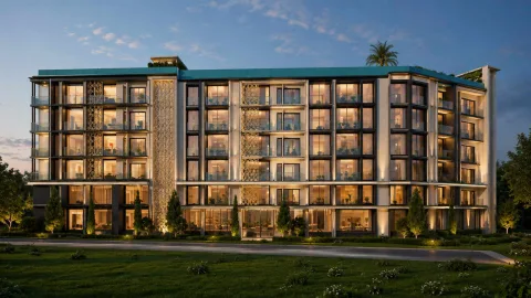8 Atelier Residence — квартиры в Cherng Talay от ฿5,6 млн — бассейн и общественная инфраструктура