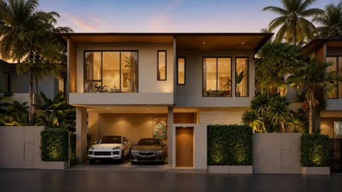 Azalea Bangtao Villas — виллы с бассейном в Bangjo от ฿15,48 млн — архитектура и фасад комплекса