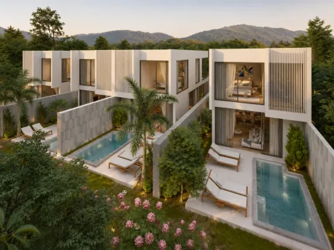 Tropical Heights Villas Patong — виллы с бассейном от ฿19.95 млн — территория и зона отдыха