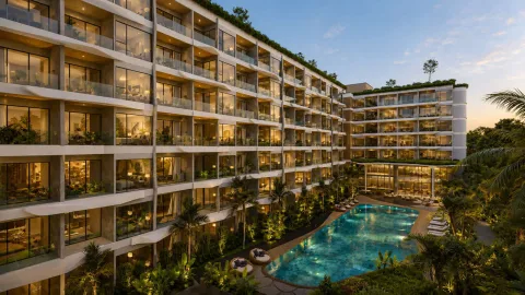 Wallaya Residence Nai Harn — квартиры от ฿3.94 млн — интерьер жилого пространства