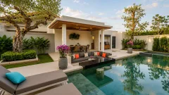 Luna Vista Phuket from ฿29.87M — Pool Villas near Nai Yang — bedroom or private area