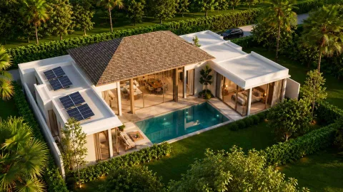 Monstera Nature Phuket from ฿12.47M — Pool Villas in Thep Krasatti — architecture and facade