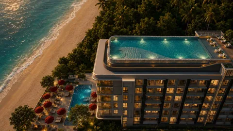 The Panora Estuaria — beachfront condos in Na Jomtien — interior living space