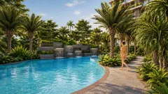 Siam Oriental Oasis — кондо на Пратамнаке, Паттайя — спальня или приватная зона
