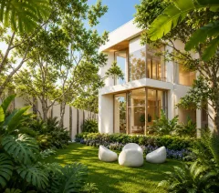 Lumina Luxury Pool Villa — виллы с бассейном в Паттайе — архитектура и фасад комплекса
