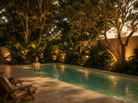 Lumina Luxury Pool Villa — Private Pool Villas in Pattaya — shared pool and communal facilities