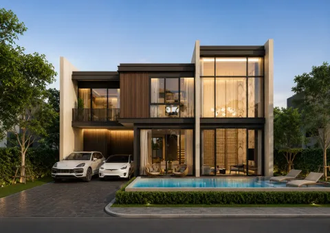 Highland Park Pool Villas — дома с бассейном в Huai Yai — бассейн и общественная инфраструктура