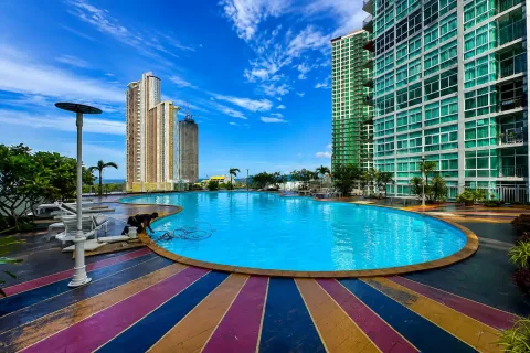 The Twin Tower Jomtien Pattaya — landscaped area and leisure space