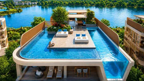 Banyan Tree Beach Residences Oceanus — interior living space