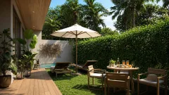 Sudara Phuket — Residences Near Bang Tao Beach in Phuket — landscaped area and leisure space