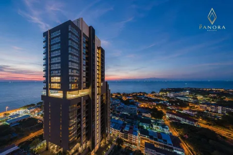 The Panora Pattaya — Condo near Pratumnak Beach — landscaped area and leisure space