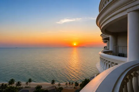 Park Beach Condominium — квартиры у пляжа Вонгамат в Паттайе — бассейн и общественная инфраструктура