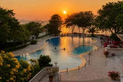 Park Beach Condominium — квартиры у пляжа Вонгамат в Паттайе — спальня или приватная зона