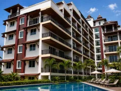Jomtien Beach Penthouses — квартиры у пляжа Джомтьен — общий вид проекта в районе Джомтьен