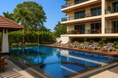 Jomtien Beach Penthouses — квартиры у пляжа Джомтьен — территория и зона отдыха