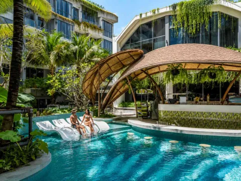 Layan Green Park Phase 2 — Apartments near Layan Beach in Phuket — architecture and facade