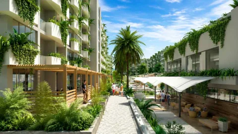 Layan Green Park Phase 2 — Apartments near Layan Beach in Phuket — shared pool and communal facilities