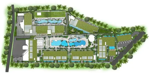 Layan Green Park Phase 2 — Apartments near Layan Beach in Phuket — interior living space