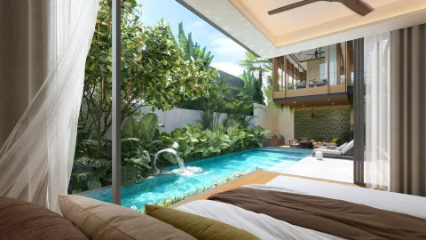 Annara Residences — бассейн и общественная инфраструктура