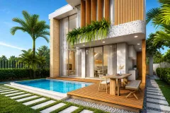 Greenfield Residences — бассейн и общественная инфраструктура