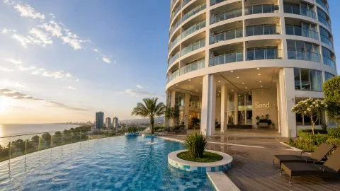 Sands Condominium — architecture and facade