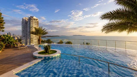 Sands Condominium — landscaped area and leisure space