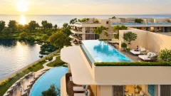 Laguna Beach Residences Bayside — бассейн и общественная инфраструктура
