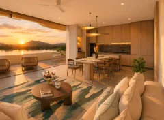 Laguna Beach Residences Bayside — планировка или мастер-план проекта