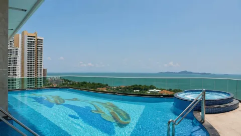 Cosy Beach View — Ready Condos in Pratumnak — landscaped area and leisure space