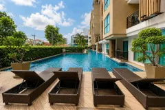 City Garden Tropicana — Ready Condos in Wongamat — bedroom or private area