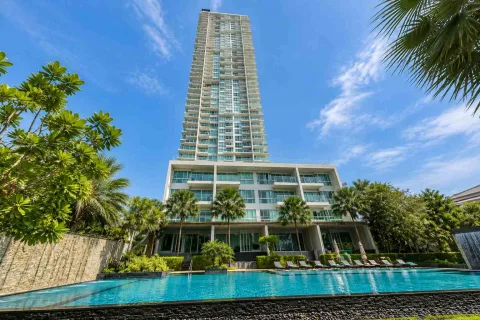 Cetus Beachfront — готовые квартиры на первой линии Джомтьена — общий вид проекта в районе Джомтьен