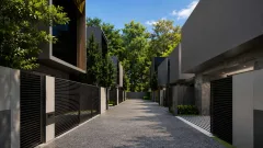 QNITY by Wallaya Villas — Private Pool Villas in Cherngtalay — landscaped area and leisure space