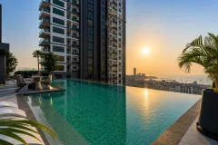 Arcadia Millennium Tower — Completed Condos with Panoramic Views in Central Pattaya — landscaped area and leisure space