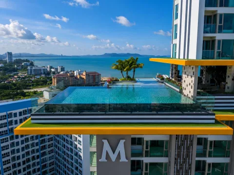 The Riviera Monaco — Sea-View Condos in Na Jomtien — shared pool and communal facilities
