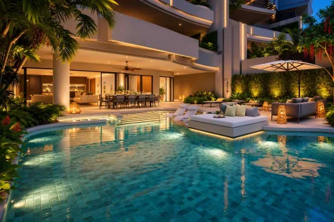 Banyan Tree Beach Residences Sirena на Пхукете — интерьер жилого пространства