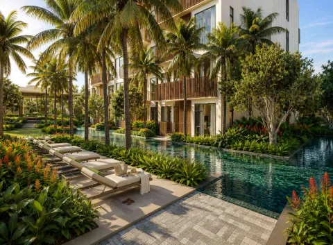 Canvas Cherngtalay by Sansiri in Phuket — interior living space