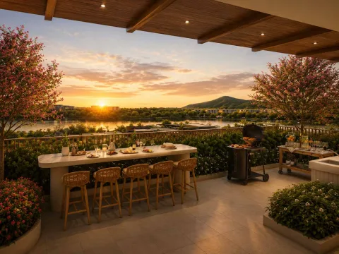 Canvas Cherngtalay by Sansiri in Phuket — landscaped area and leisure space