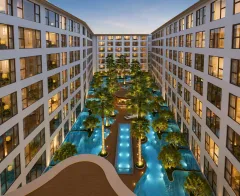 Capri Residence Bang Tao in Phuket — landscaped area and leisure space