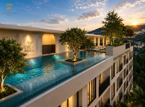 Fantasea Condo Kamala — Ready Condos in Kamala — landscaped area and leisure space