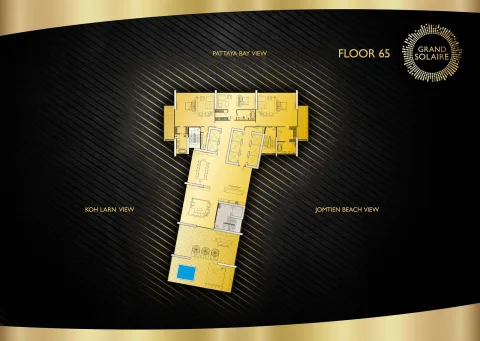 Grand Solaire Pattaya — Condos in a 67-Storey Skyscraper — interior living space