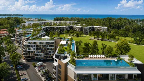 Skypark Celeste Laguna Phuket — квартиры в комплексе Laguna Phuket — территория и зона отдыха