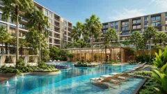 So Origin Bangtao Beach — Condos near Bang Tao Beach — shared pool and communal facilities