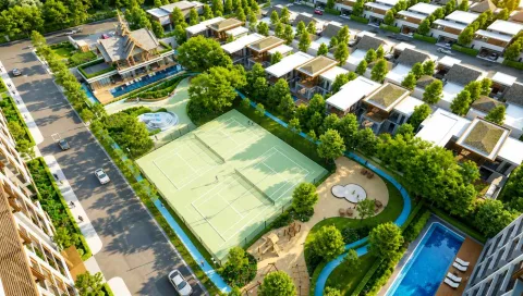 The Ozone Oasis Condominium — квартиры рядом с Laguna Phuket — территория и зона отдыха