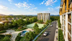The Ozone Oasis Condominium — Condos near Laguna Phuket — layout or master plan