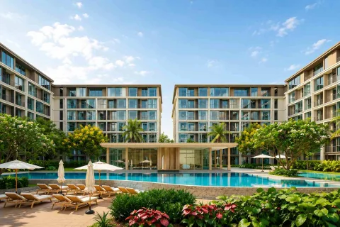 The Ozone Signature — Condos near Laguna Phuket — shared pool and communal facilities