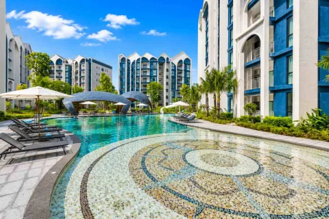 The Title Halo — Condos near Nai Yang Beach — landscaped area and leisure space